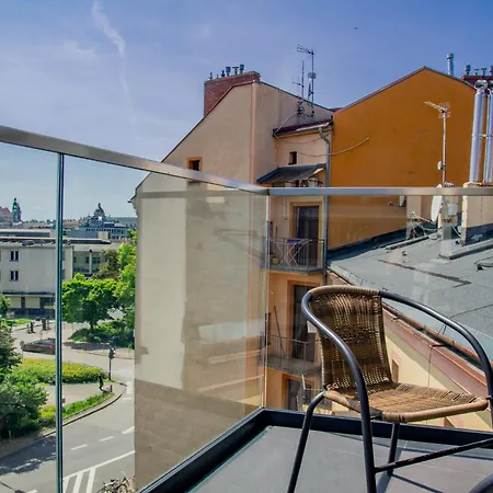 Inpoint Royal Panorama - Balcony With Wawel Castle View 克拉科夫